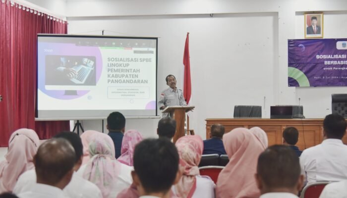 SOSIALISASI SISTEM PEMERINTAHAN BERBASIS ELEKTRONIK (SPBE) LINGKUP PEMKAB PANGANDARAN