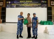 Hari Bakti TNI AU Ke 77 Ratusan Paket Sembako di bagikan Kepada Warga Kurang Mampu, ” Ini Jumlah dan Lokasi Pembagian