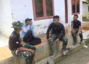 Sebelum Pelaksanaan Tim Satgas TMMD ke-121 Kodim 0612 Tasikmalaya Bersilaturahmi ke Rumah Warga, ” Ini Pesannya