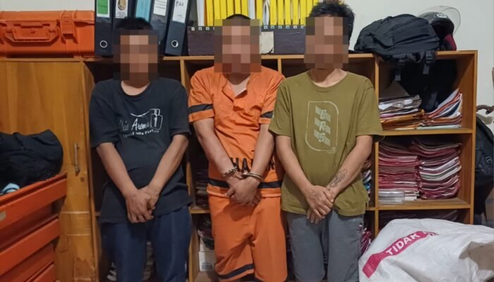 Tiga Terduga Pelaku Curas Di Cokok Unit Reskrim Polsek Kadungora