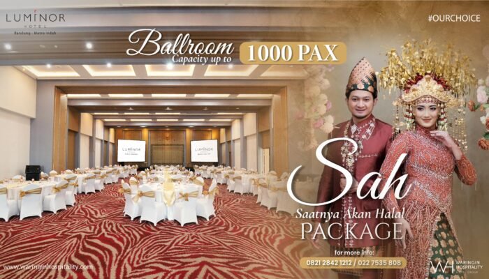 Luminor Hotel Metro Indah Bandung Tawarkan Tema Dan Paket Menarik Untuk Wedding 2024