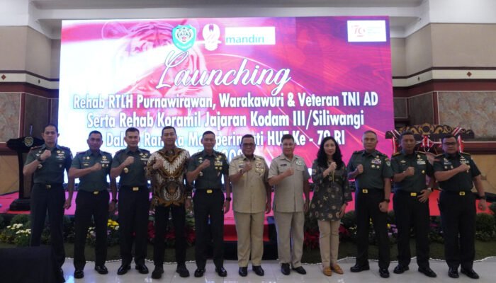 Program Rehab Kodam III/Slw Sasar RTLH para Purnawirawan dan Makoramil
