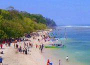Pantai Pangandaran Barat Menjadi Sasaran Plancong Wisatawan