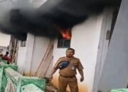 Diduga Korsleting Listrik, Masjid Al-Ikhlas Di Dusun Cimanggu Nyaris Terbakar Habis