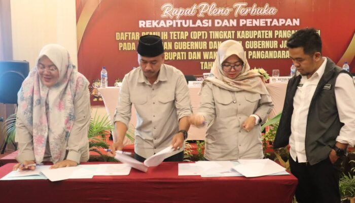 KPU Pangandaran Tetapkan DPT Pilkada 2024 Sebayak 334.425 Pemilih