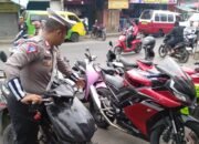 Polsek Wanaraja Kembali Laksanakan Penertiban Knalpot Tidak Sesuai Spesifikasi Teknis