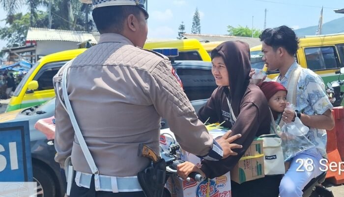 Komitmen Polsek Malangbong Untuk Tindak Pengendara Pengguna Knalpot Brong