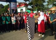 Emma Dety Lepas Ribuan Peserta Jalan Sehat HUT PMI ke 79