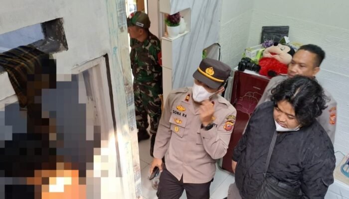 Cekcok Rumah Tangga, Suami Gantung Diri, Pihak Polsek Tarogong Kaler Polres Garut Lakukan Cek TKP