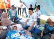 Gerak Cepat, Bupati Dadang Supriatna Turun Langsung Temui Korban Gempa Kertasari
