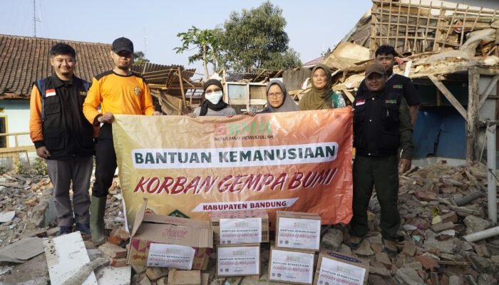 Laznas BMH Jabar Beraksi Cepat Bantu Korban Gempa Bumi Bandung & Garut