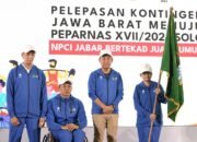Bey Machmudin Lepas Kontingen Jabar Peparnas XVII/2024 Solo
