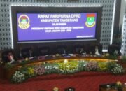 Rapat Paripurna Peresmian Pimpinan DPRD Kabupaten Tangerang Periode 2024- 2029