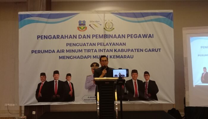 Hadapi Kekeringan Dalam Musim Kemarau Perumda Tirta Intan Garut Perkuat Pelayanan Pada Pelanggan Secara Maksimal
