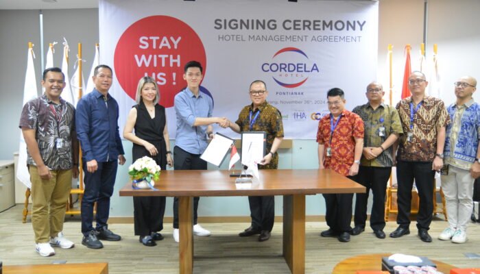 Omega Hotel Management Menandatangani Kerjasama Untuk Pembukaan Cordela Hotel Pontianak