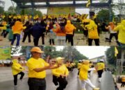 Golkar Banjar Gelar Senam Serentak, Dukung Rekor Nasional