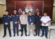 Pastikan Logistik Pilkada Aman,Polresta Serang Kota Laksanakan Pengamanan Gudang Logistik KPU Kota Serang