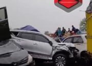 17 Mobil Tabrakan Beruntun Di Tol Cipularang Km 92 Arah Bandung Jakarta, 1 Meninggal , 27 Luka-luka