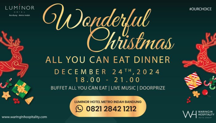 Luminor Hotel Metro Indah Bandung Hadirkan Promo Jelang Natal-Tahun Baru 2025