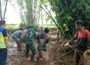 Koramil 1206 Pagerageung Bersama Rakyat Gotongroyong Bersama Bersihkan Sungai