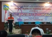 Melalui Aklamasi Ery Purwanto Dinobatkan Jadi Ketua KONI Kabupaten Tasikmalaya