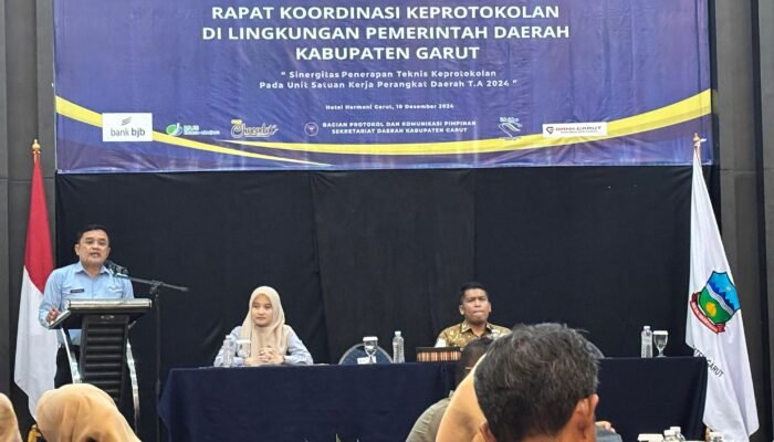 120 Pegawai SKPD dan Kecamatan Ikuti Rakor Keprotokolan Pemkab Garut