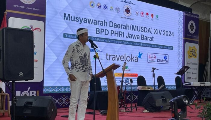 KDM dan Farhan Hadiri Acara Penutupan Musda PHRI Jabar di Grand Pasundan Hotel Bandung