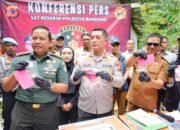 Polresta Bandung Bongkar Tambang Emas Ilegal di Kutawaringin
