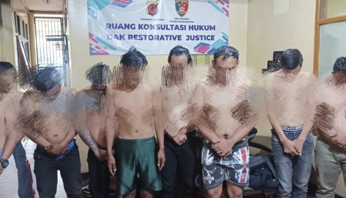 Respon Cepat Polsek Pameungpeuk Amankan Puluhan Debt Collector