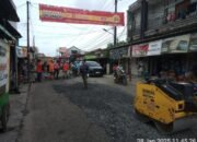 UPTD Wilayah 8 DBMSDA Kabupaten Tangerang Lakukan Pekerjaan Tanggap Darurat Pemeliharaan Jalan Raya Pakuhaji