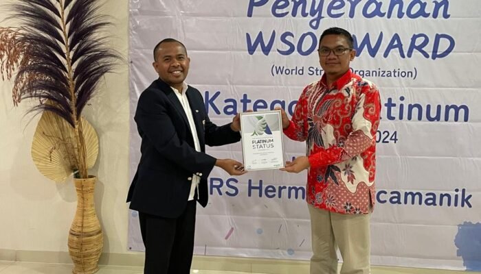 RS Hermina Arcamanik Raih Kembali Dapatkan Award Kategori Platinum dari WSO
