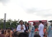 Usai Dilantik, Bupati dan Wakil Bupati Majalengka Disambut Ribuan Warga
