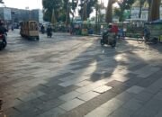 Anggaran Rp 400 Juta Digelontorkan Perbaiki Jalan Depan Mesjid Agung