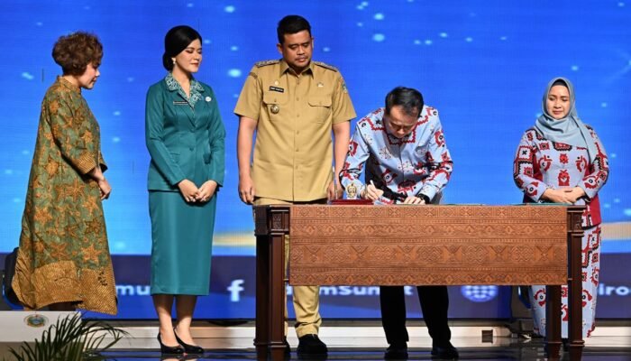 Hari Pertama Ngantor, Gubernur Sumut Bobby Nasution Tekankan Tugas Pemerintah Melayani Masyarakat