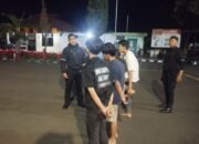 Tim Patroli Sat Samapta Polres Garut, Berhasil Amankan Tiga Pelaku Aksi Perang Sarung