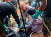 Tim SAR Gabungan Evakuasi 3 Pegawai yang Terjatuh ke Sumur Limbah Pabrik di Sindanggalih