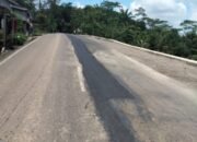 Jalan Picung Munjul Yang Rusak Setelah Viral di Media Saat Ini Dalam Pemeliharaan di Tambal Gunakan Hotmix
