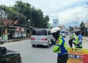 Volume Kendaraan di Hari Kedua Lebaran Meningkat, Polres Garut Kembali Terapkan Sistem One Way 13 Kali