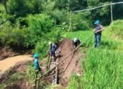 Longsor di Jalan Cibuntu Gandasari Akibatkan Distribusi Air ke Sejumlah Wilayah Garut Kota Terganggu