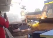 Tongkang CPO Serempet Dermaga Speedboat di Sukamara, Sejumlah Kapal Warga Rusak
