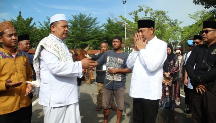 Kapolda Kalbar Irjen Pol. Pipit Rismanto Serahkan 192 Hewan Qurban, Dalam Moment Idul Adha 1446 H