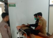 Polsek Cisurupan Evakuasi Korban Laka Lantas di Jalan Raya Cipelah
