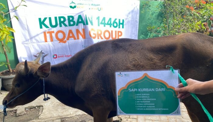 Sekolah Itqan dan Itqan Peduli Gelar Program Kurban Edukatif “BBQ: Berbagi Bersama Qurban”