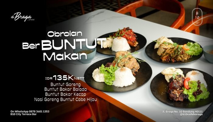 Obrolan Berbuntut Makan – Sajian Berbalut Rempah dengan Suasana Heritage di de Braga by ARTOTEL