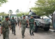Pangdam XII/Tpr Terima Lawatan Timbal Balas Panglima 1 Divisyen Malaysia