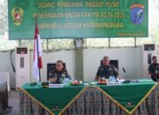 Pangdam XII/Tpr Pimpin Sidang Pemilihan Penerimaan Calon Bintara PK TNI AD TA 2025