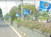 Jelang OKK, Bendera PWI Berkibar di Sepanjang Jalan Protokol Kabupaten Bandung