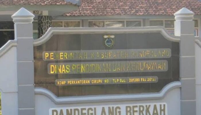 Gedung TK di Kecamatan Menes Dibiarkan Terbengkalai, Begini Respon Kabid Paud Pandeglang