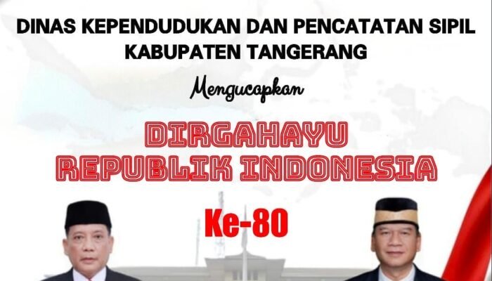 Dirgahayu RI Ke-80 Disdukcapil Kabupaten Tangerang