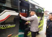 Polres Tasikmalaya Berhentikan Kendaraan Hendak Menuju Jakarta